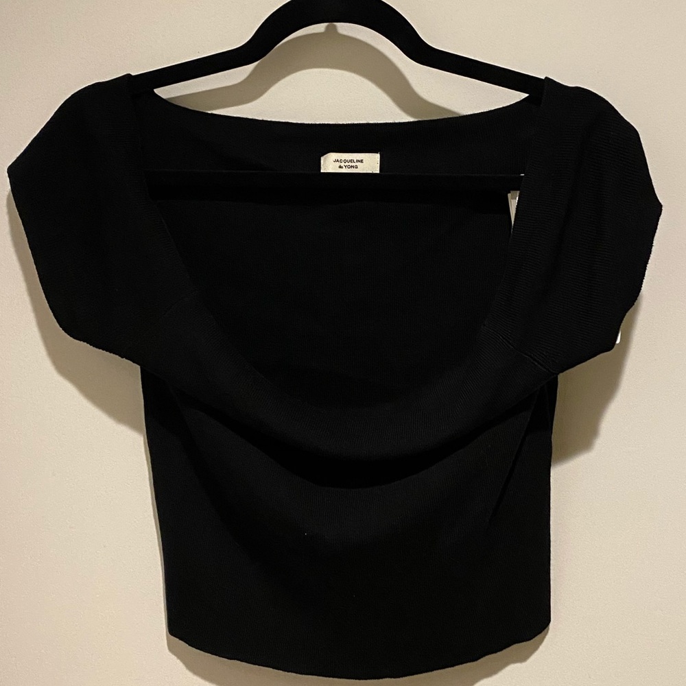 NWT Jacqueline De Young short waisted sweater, L